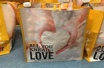 Thanksgiving food donation bag